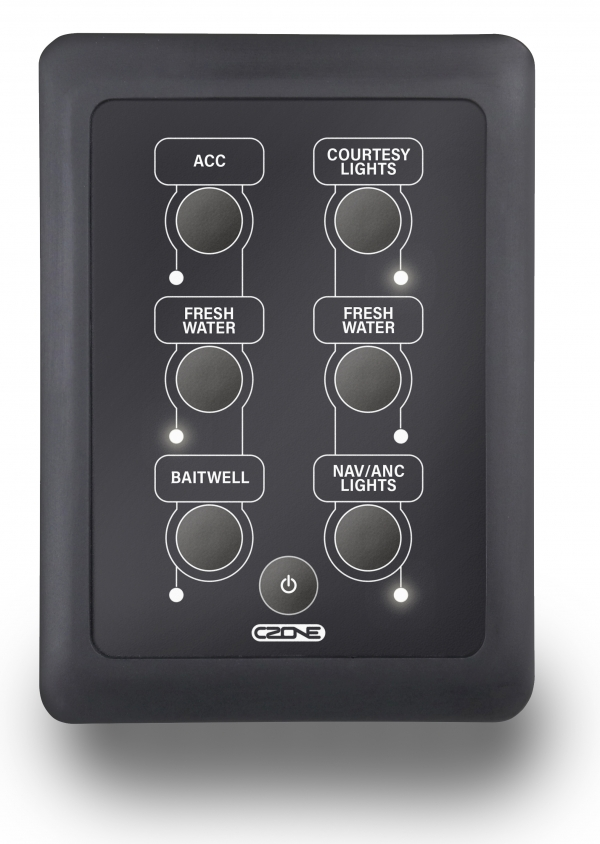 CZone Waterproof Keypad (portrait) code 80-911-0163-00